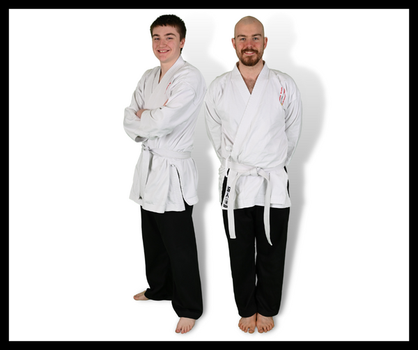 KAR Dogi (White top Black bottoms)