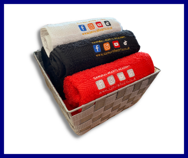 SAMURAI HEARTS TOWELS.